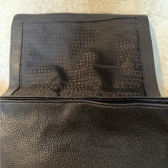 Kate Spade Black Pebbled Leather Shoulder/Crossbody Bag 8x13 - Picture 7 of 15
